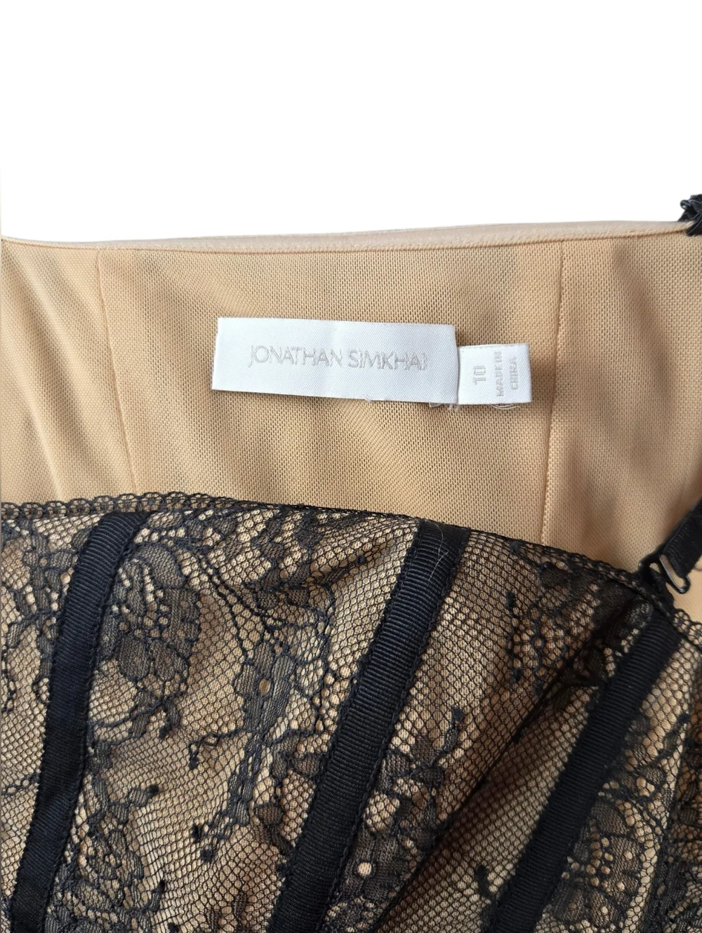 Black Lace-Trim Midi Dress with Handkerchief Hem - Picture 7 of 14